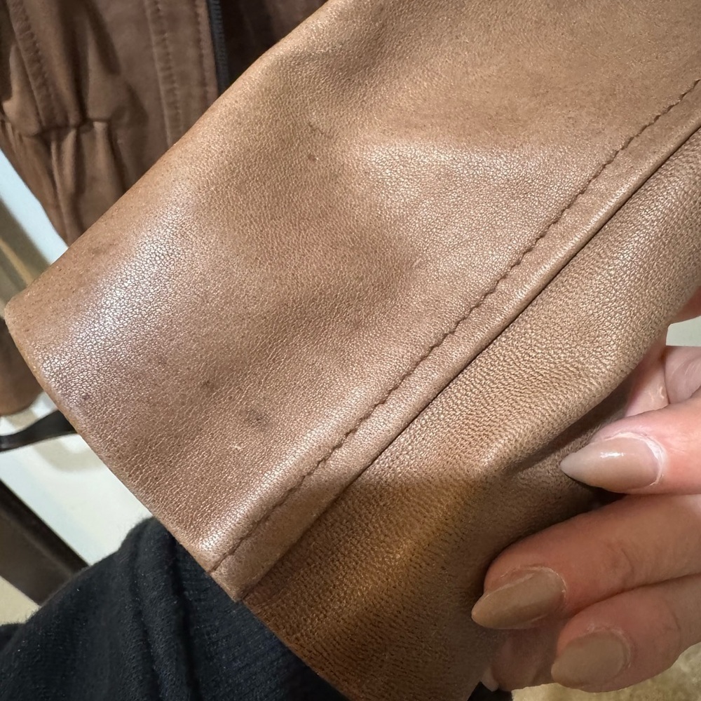 BiBi Firenze Genuine Leather Jacket in Rich Brown|Vintage| - Picture 8 of 9